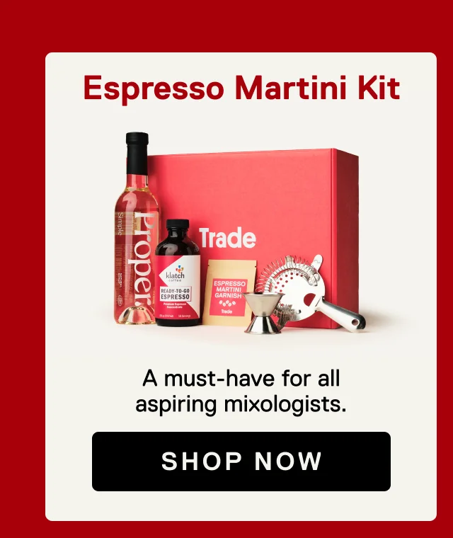 Espresso Martini Kit. Shop Now