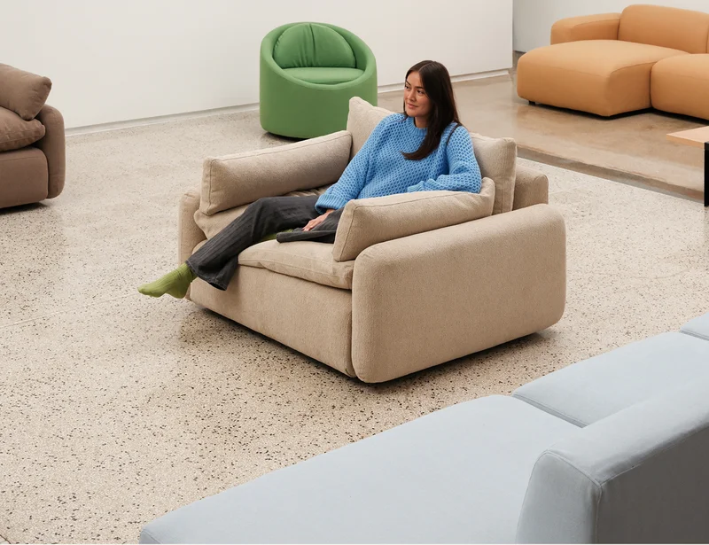 Pictured: The Floyd seating collection