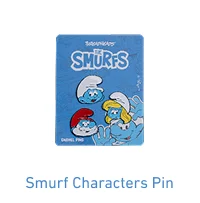 Smurfs Characters Enamel Pin Set
