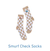 Smurfs Check Socks