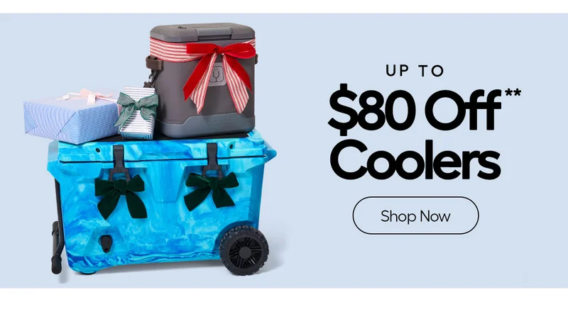 Up to $80 Off* Coolers - Shop Now