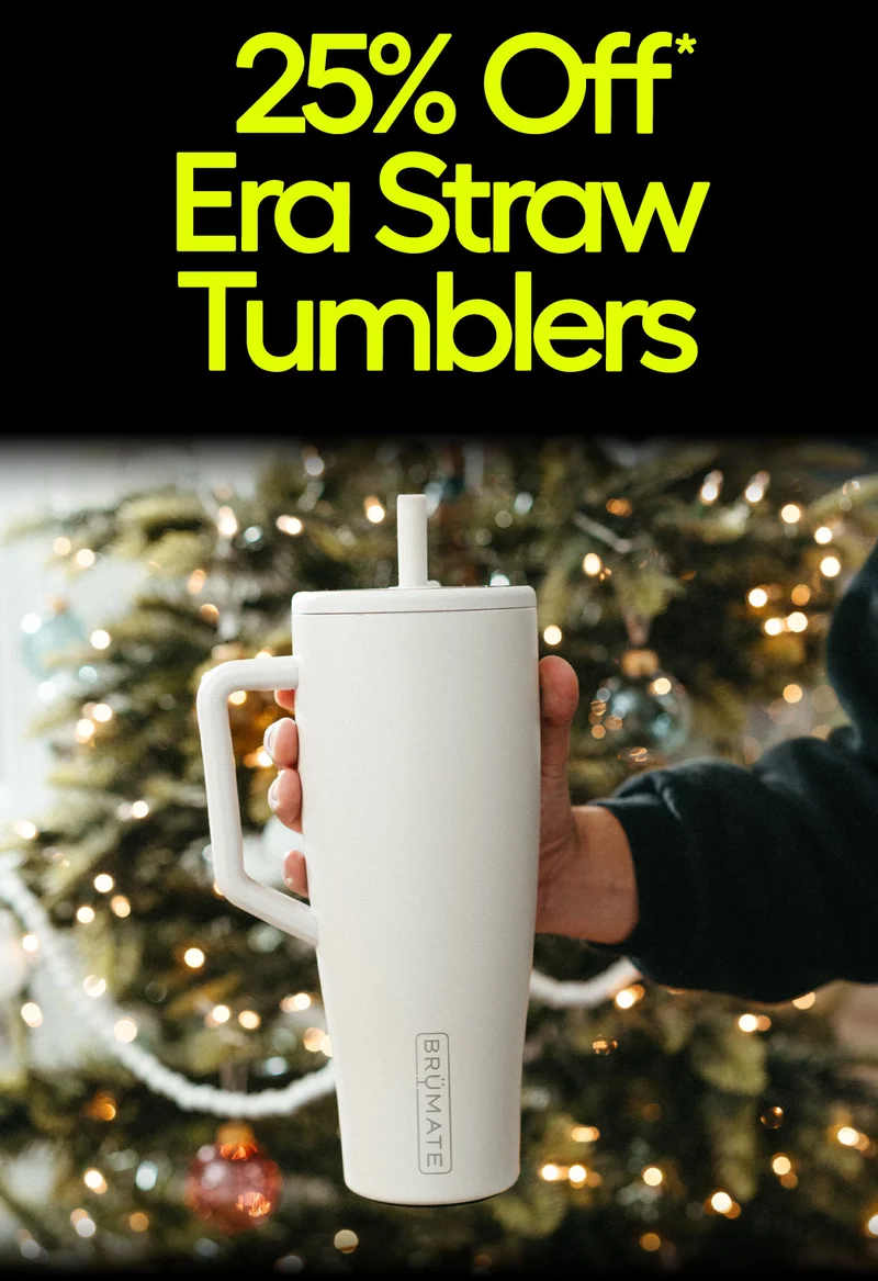 25% Off* Straw Tumblers