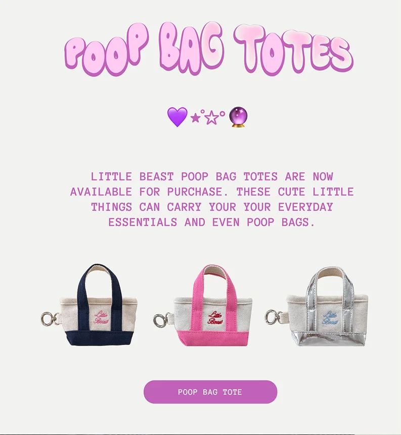 Poop bag totes