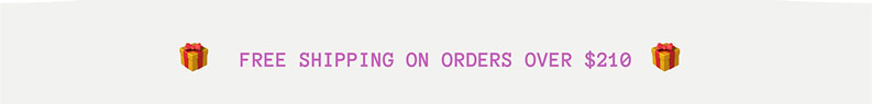 Free Shipping On Orders Over $210