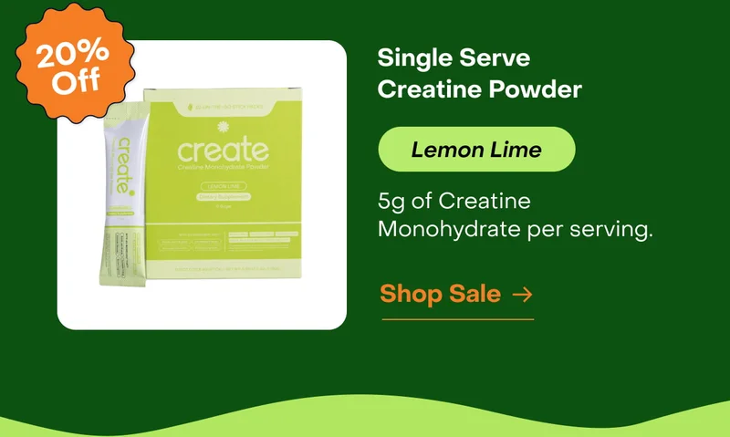 Single Serve Creatine Powder