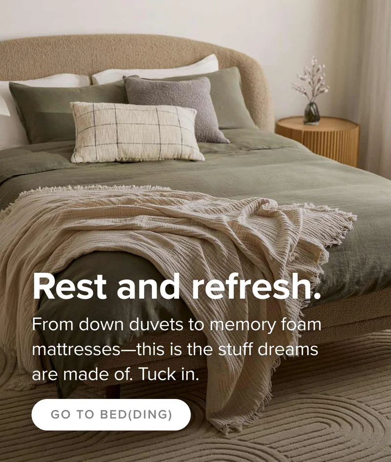 Rest and refresh.