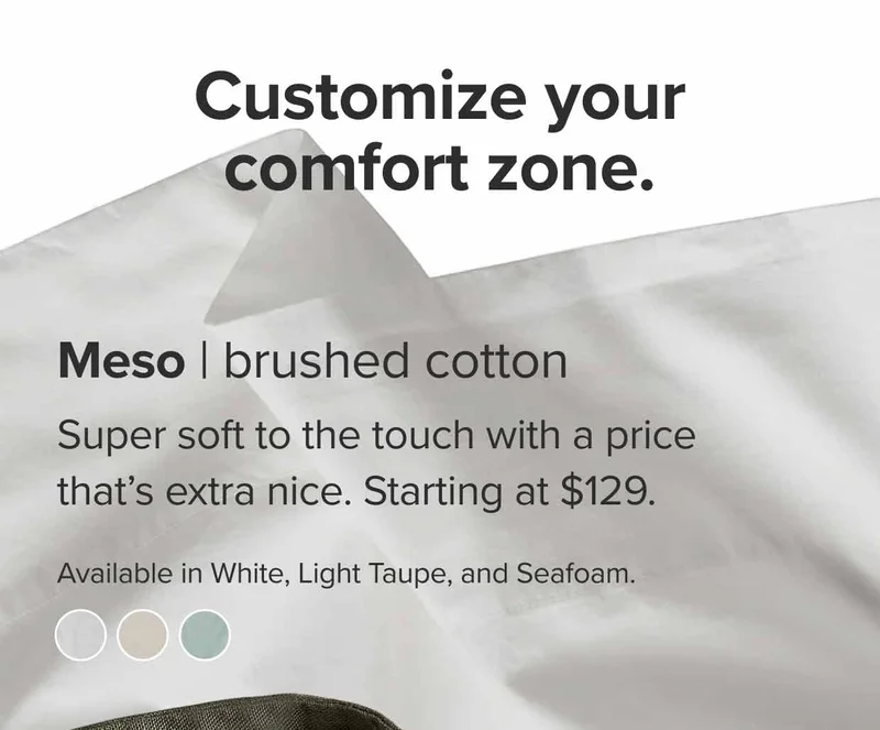 Meso | Brushed Cotton Sheets