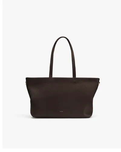 Small Easy Zipper Tote Mocha