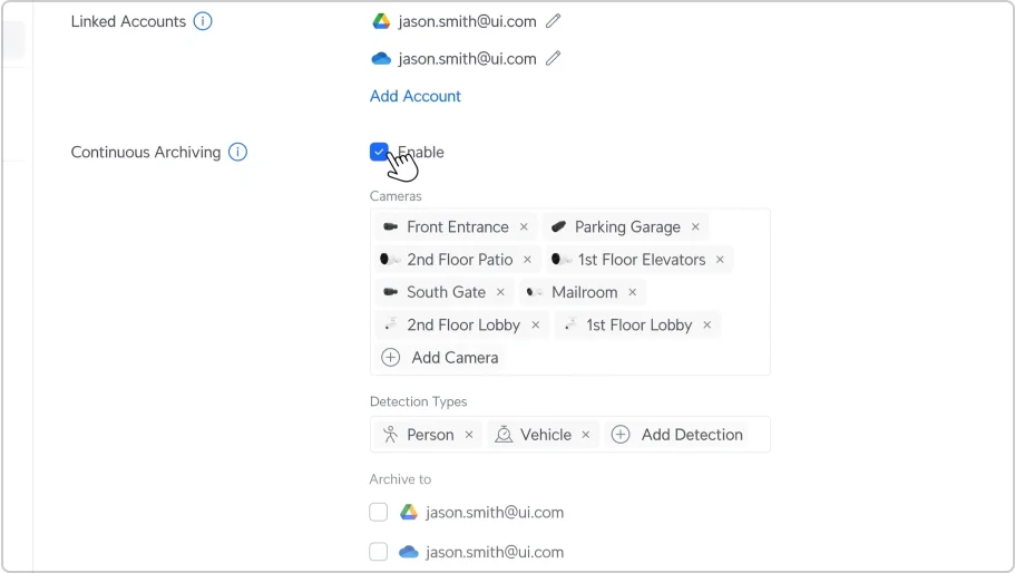 Continuous Archiving