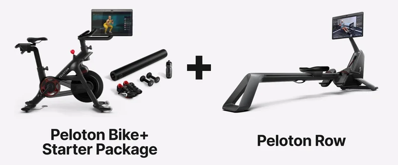 Peloton Bike+ Starter Package + Peloton Row