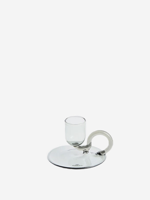 Image of HAY Tiny Candleholder Curved - Grey