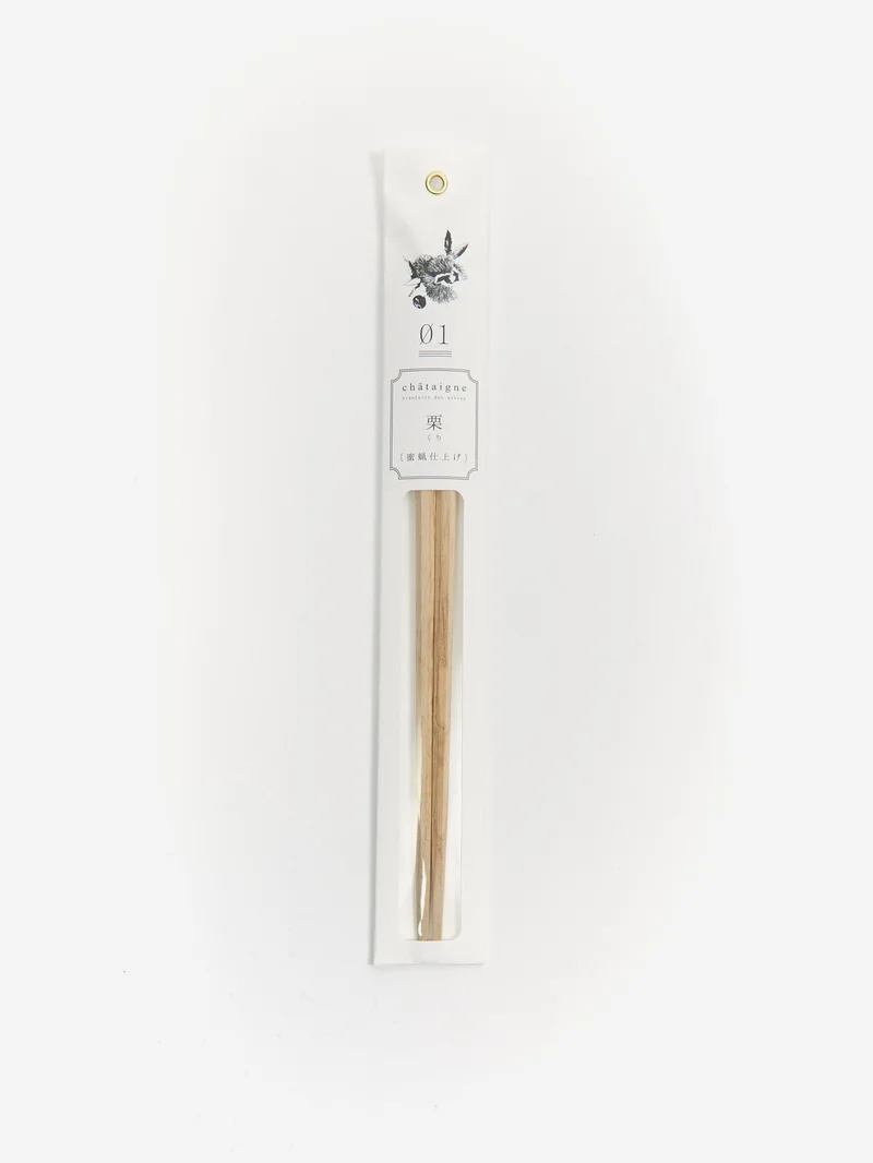 Image of Tetoca Japan Natural Wood Chopsticks - Chestnut