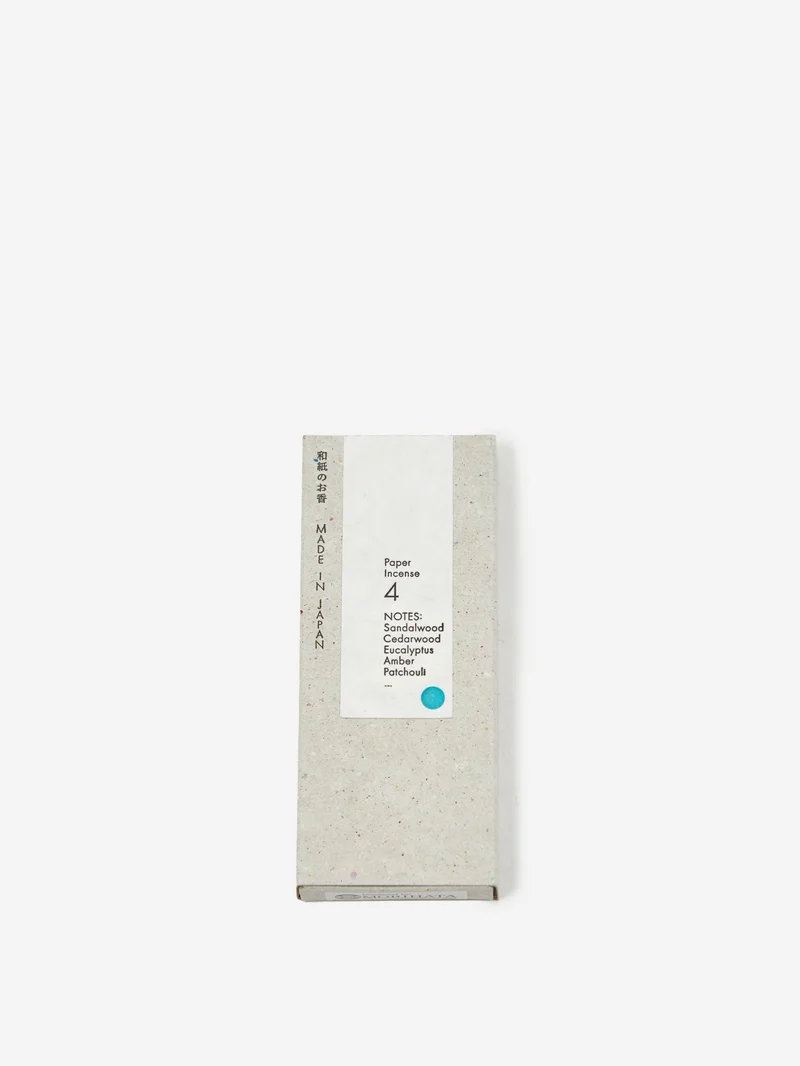 Image of KUNJUDO Washi Paper Incense Strips - #4 Mellow Grove