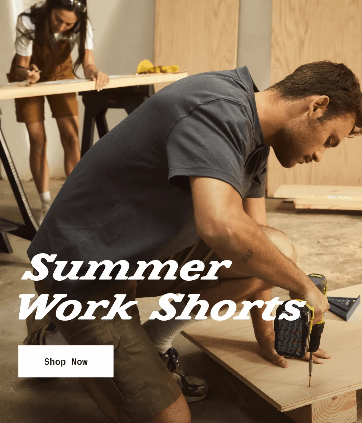 Summer Work Shorts. Shop Now.
