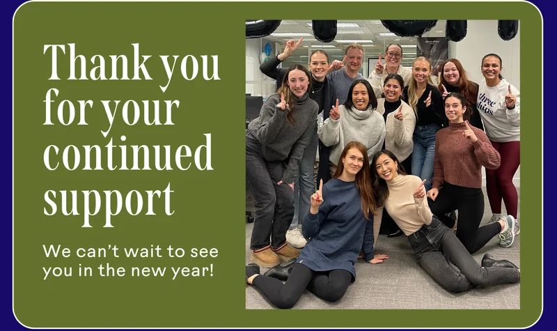 Thank you for your continued support!