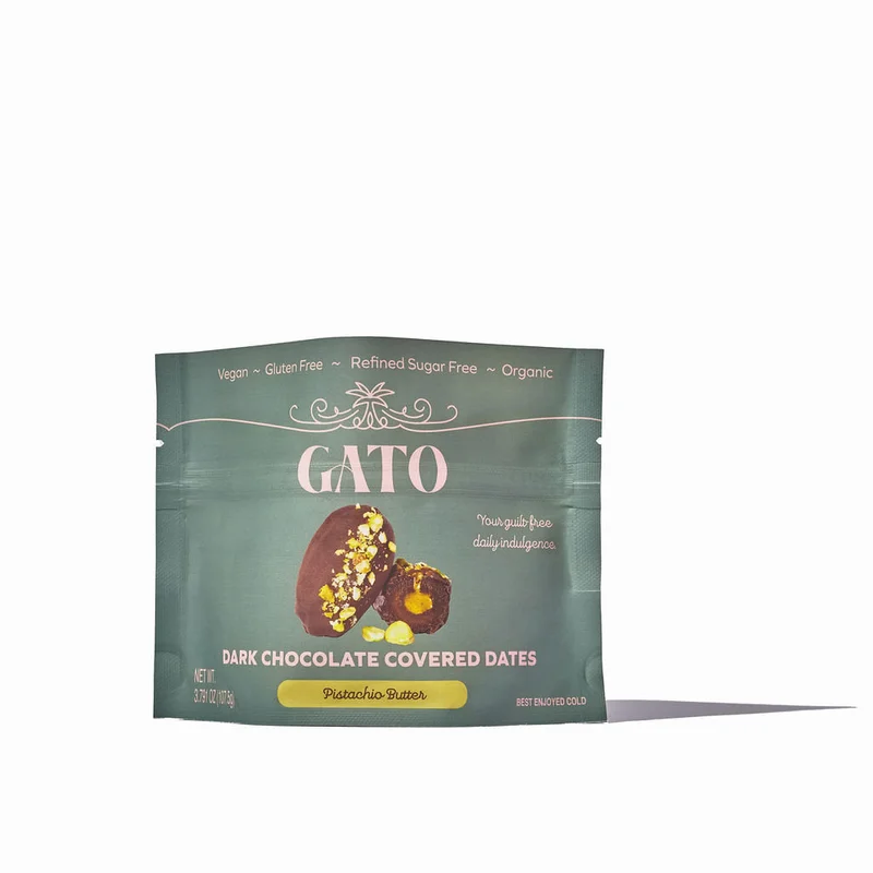 Image of Dark Chocolate Covered Dates with Pistachio Butter (6-pack)