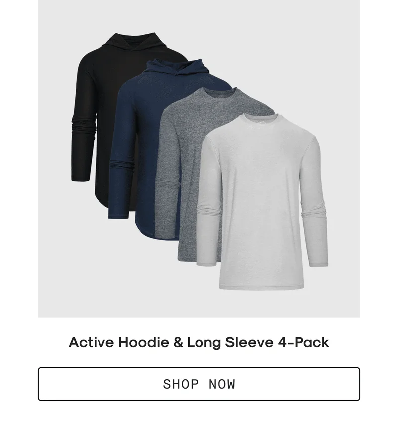 Active Hoodie 4-Pack