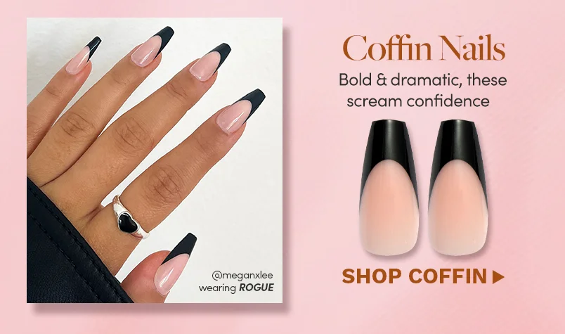 Shop 25% off Coffin Nails with the code discount code