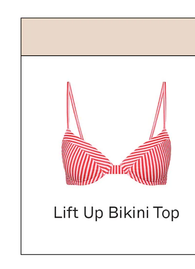 Lift Up Bikini Top