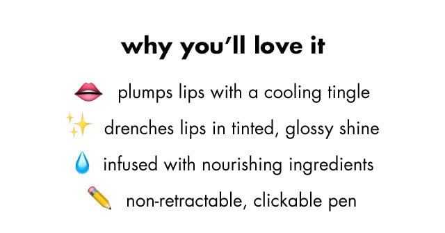 plumps lips with cooling tingle plumps lips with cooling tingle