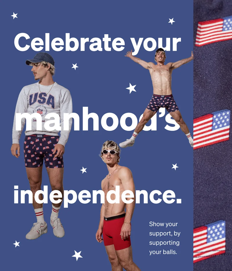 Land of the free. A home for your balls.