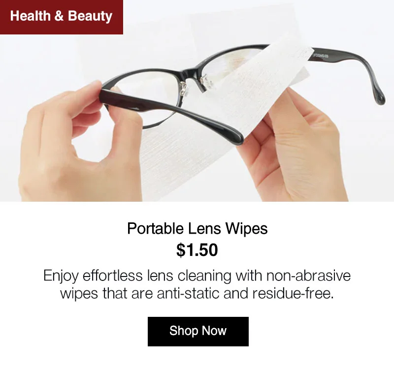 Shop Portable Lens Wipes