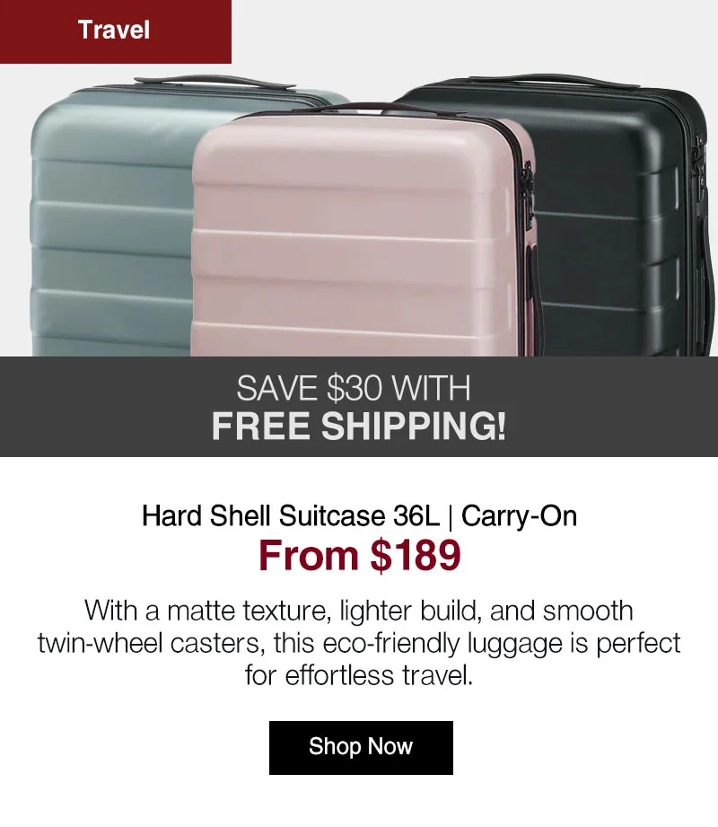 Shop Hard Shell Suitcase 36L | Carry-On