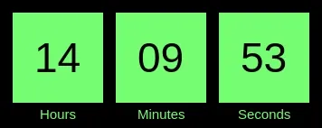 Timer from emailcountdowntimer.com
