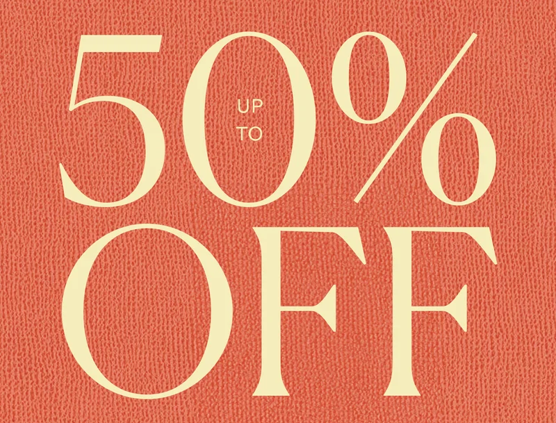 Up to 50% Off