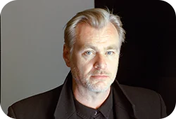 Headshot of Christopher Nolan.