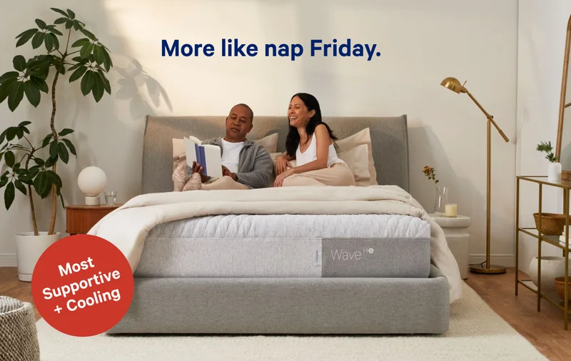 More like nap Friday. >> [Most Supportive + Cooling] >>