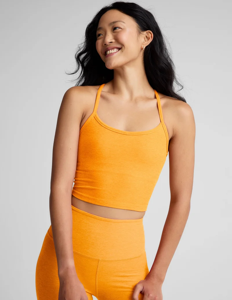 Image of Spacedye Slim Racerback Cropped Tank