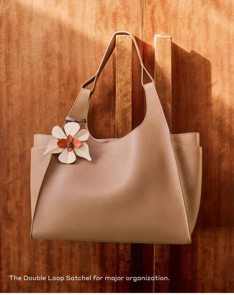 The Double Loop Satchel for major organization.