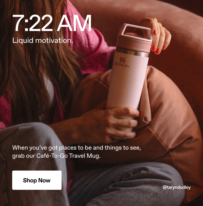 Shop our Cafe-To-Go Travel Mug.