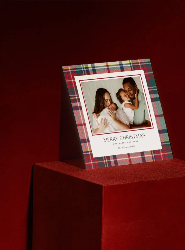 Gingham Card