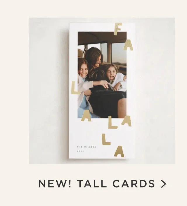 New! Tall Cards