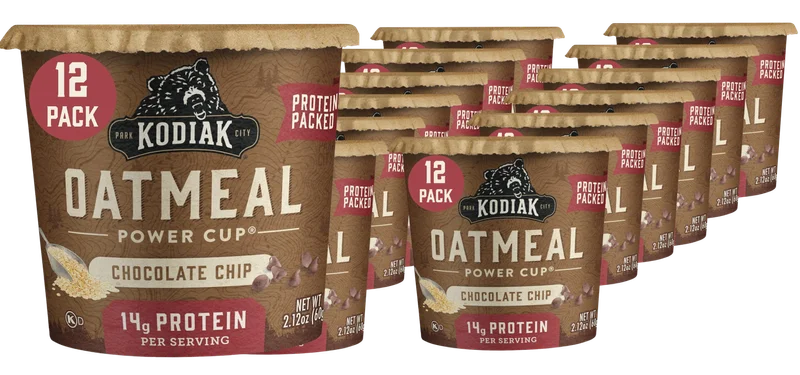 Image of Kodiak Chocolate Chip Oatmeal Cup (12 Pack)
