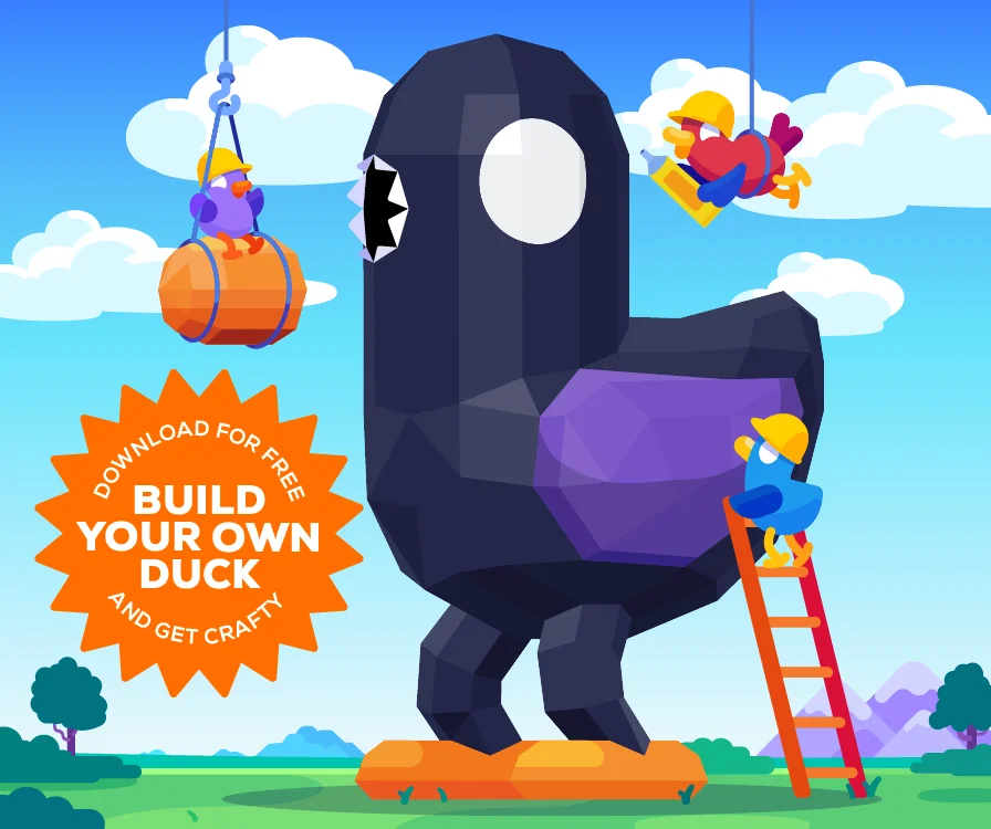 Build Your Own Paper Duck