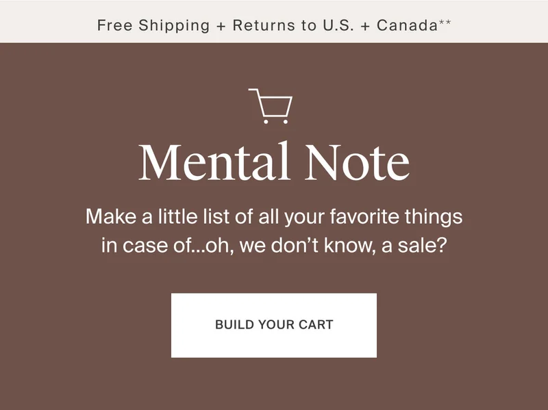 Build Your Cart