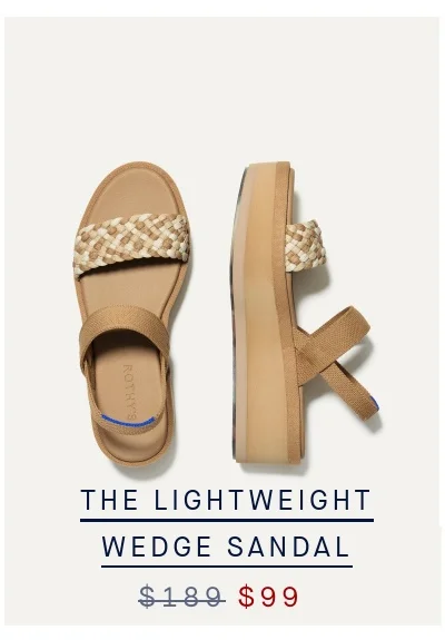 THE LIGHTWEIGHT WEDGE SANDAL