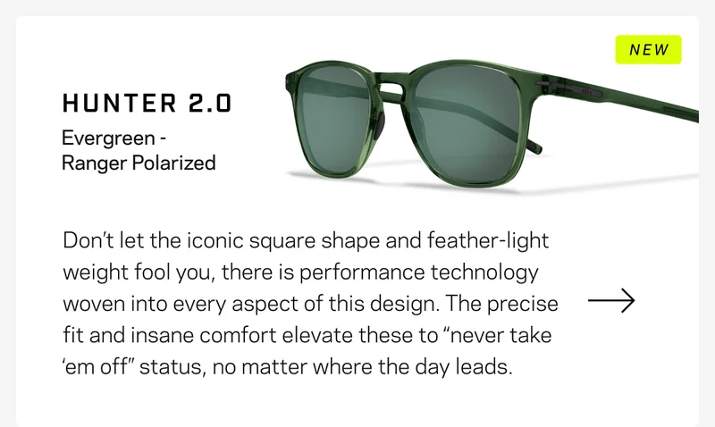 Hunter 2.0 - Evergreen - Ranger Polarized