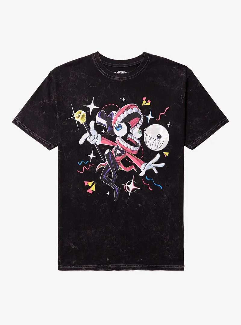The Amazing Digital Circus Caine Dark Wash Tee