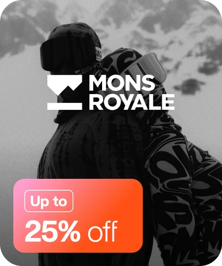 Up to 25% off on Mons Royale