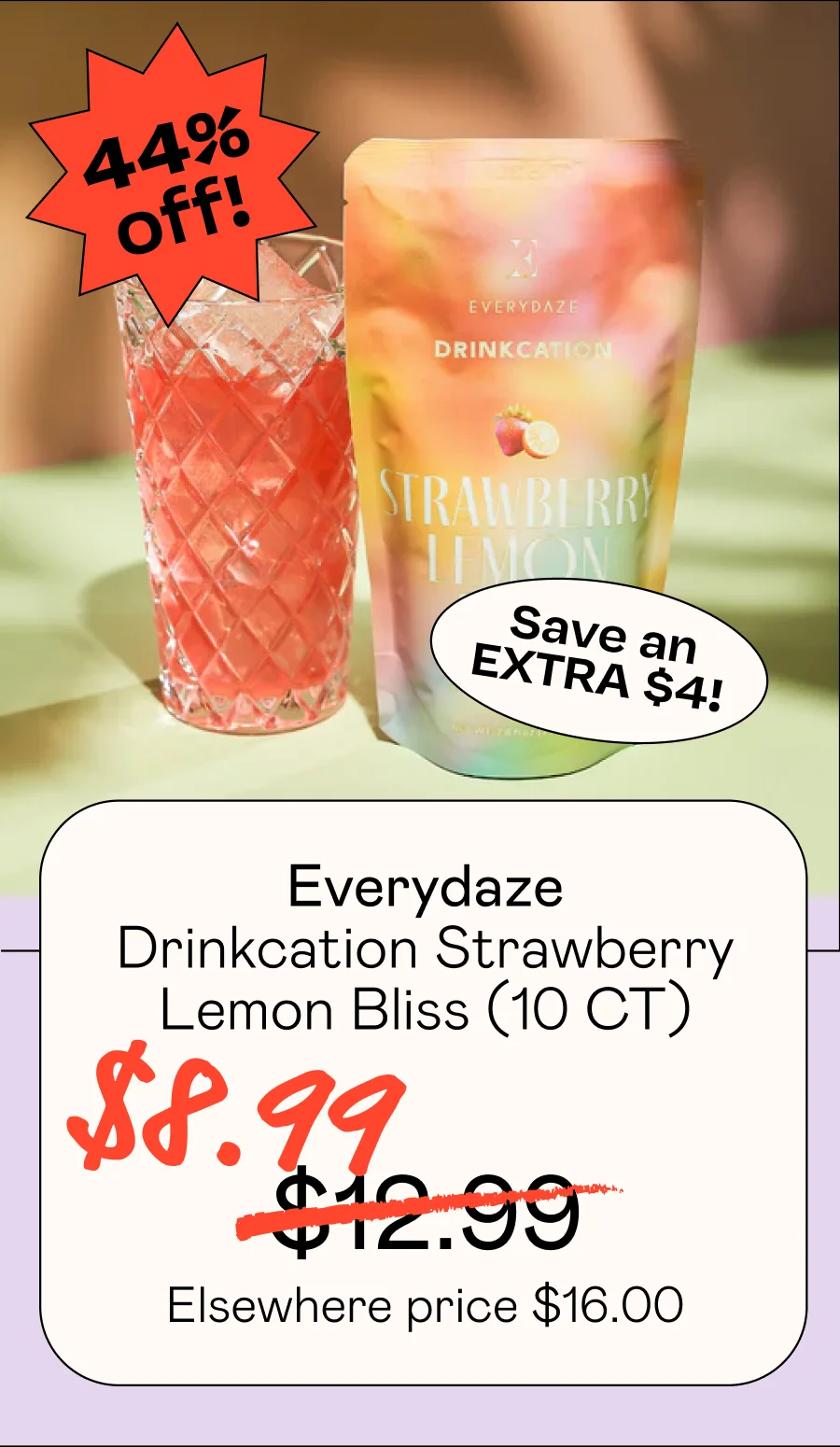 Drinkaction Strawberry Lemon Bliss (10 CT)