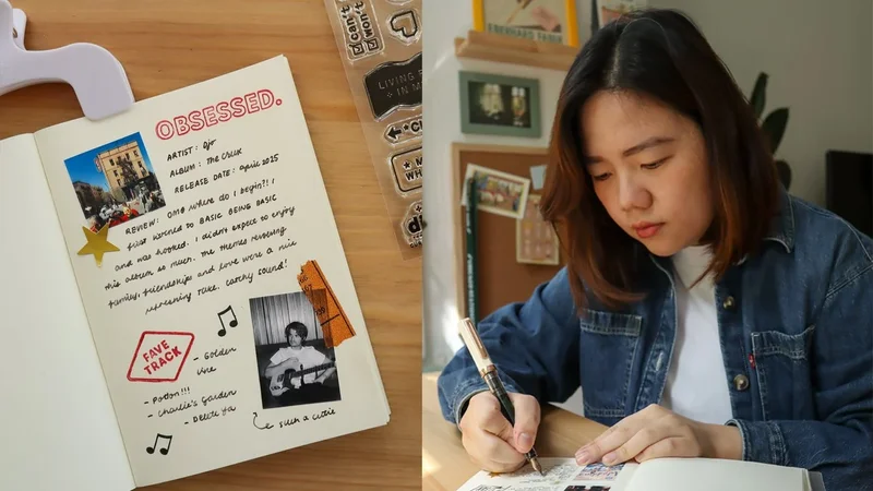 Photo of a Media Journal and Abbey Sy