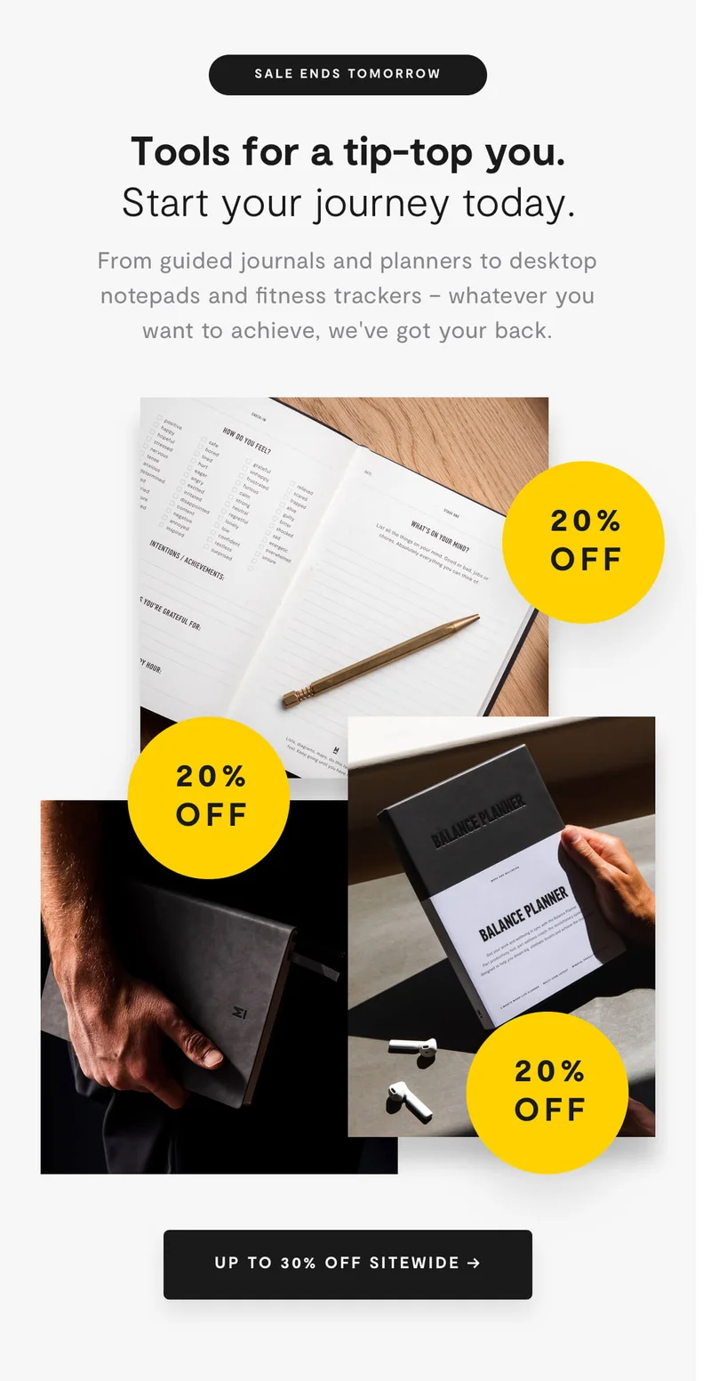 Up to 30% off sitewide