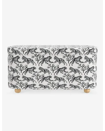 Hurley Storage Bench-Tiger Ivory by Sarah Sherman Samuel