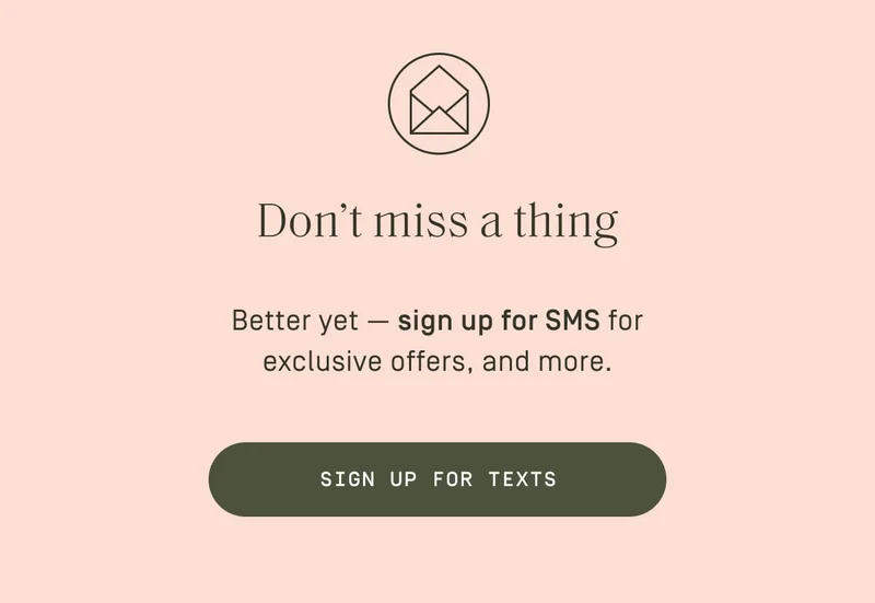 Sign up for texts