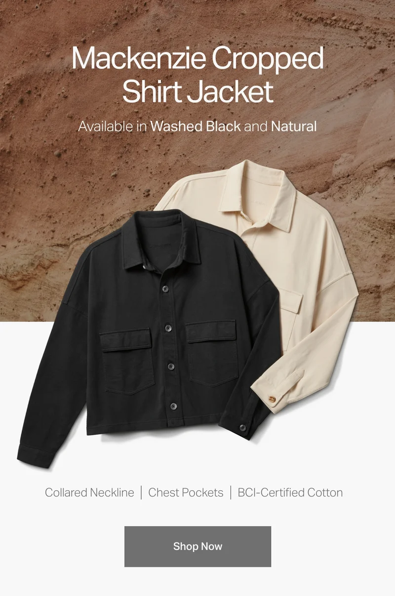 Mackenzie Cropped Shirt Jacket