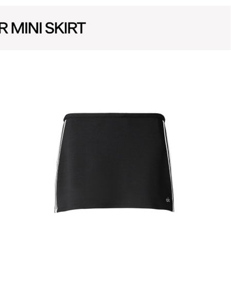 Track Star Skirt - Black